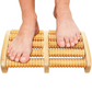 Wooden Foot Massager Roller, Dual Foot Massage Roller for Relief Tired Feet, Pain and Plantar Fasciitis, Massage Tools for Women and Men