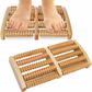 Wooden Foot Massager Roller, Dual Foot Massage Roller for Relief Tired Feet, Pain and Plantar Fasciitis, Massage Tools for Women and Men