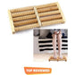 Wooden Foot Massager Roller, Dual Foot Massage Roller for Relief Tired Feet, Pain and Plantar Fasciitis, Massage Tools for Women and Men