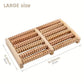 Wooden Foot Massager Roller, Dual Foot Massage Roller for Relief Tired Feet, Pain and Plantar Fasciitis, Massage Tools for Women and Men