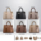 Vintage Print Panel Handbag TrendyZone