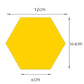 Hexagon Style Acrylic Mirror Trendy zone